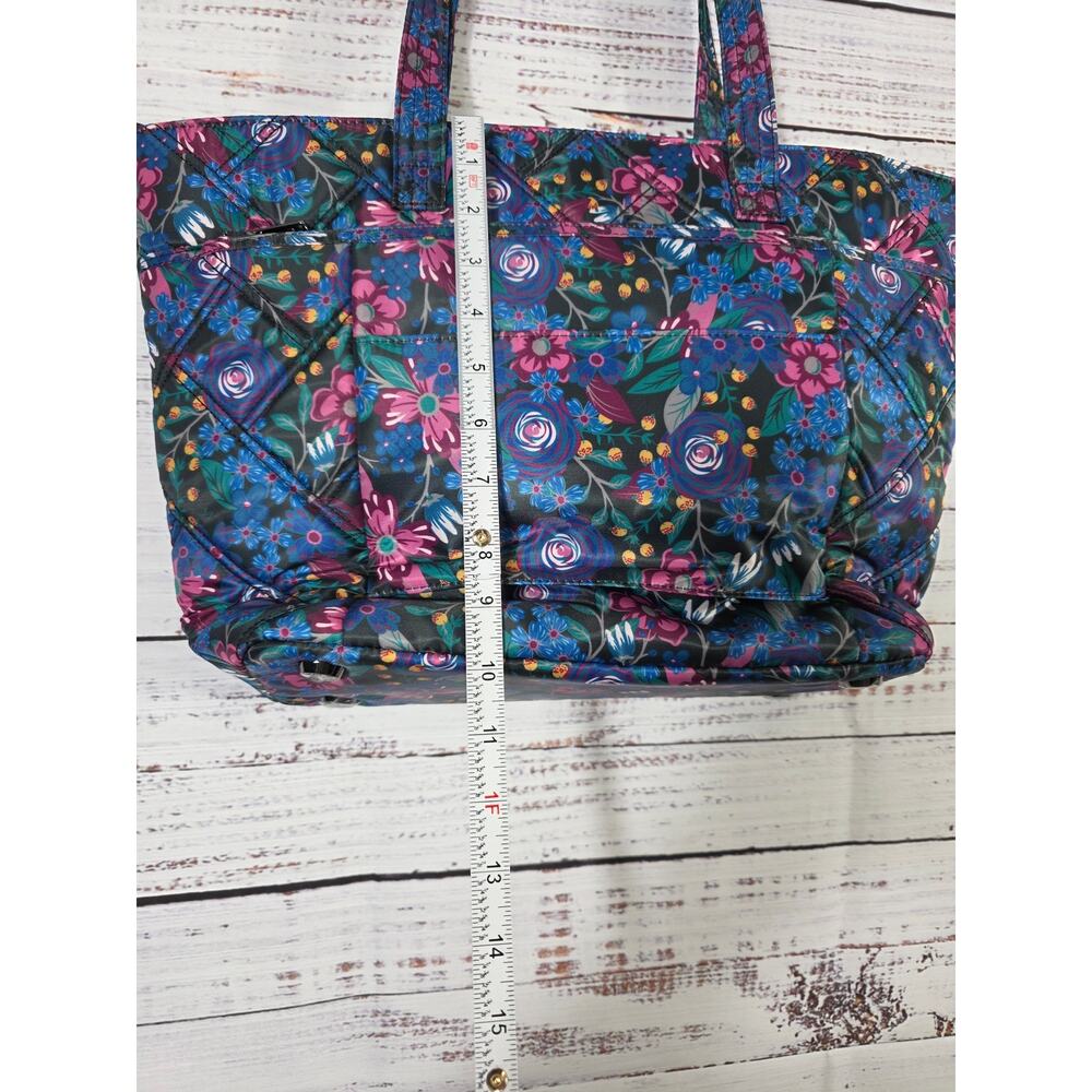 LUG RFID Skyliner Tote Bag Whimsy Black Handbag double shoulder straps - Picture 6 of 6